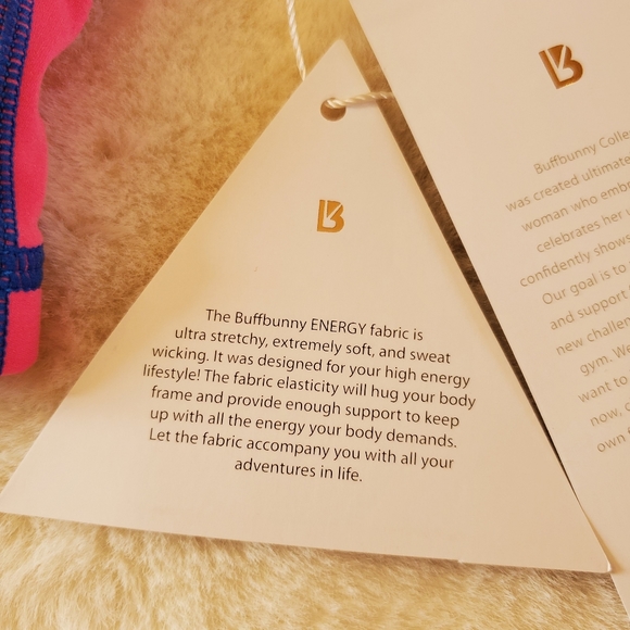 New Buff Bunny Dive Zip Sports Bra Miami Vice Pink H2O Sports Bra Size Medium - Picture 15 of 16